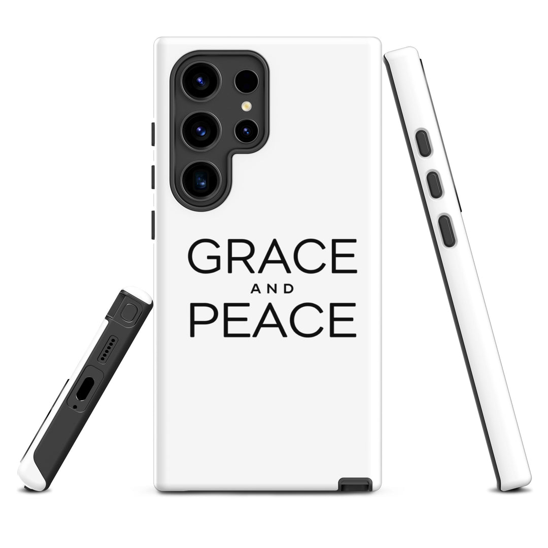 Christian Phone Case Grace and Peace White for Samsung® Samsung® Phone Cases   