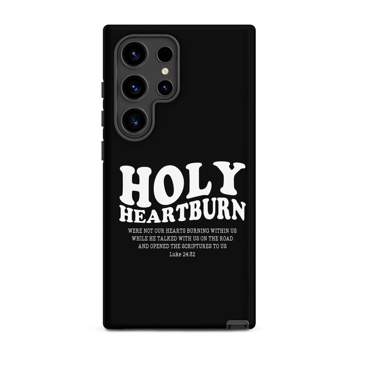 Christian Phone Case Holy Heartburn Black for Samsung® Samsung® Phone Cases Matte Samsung Galaxy S24 Ultra 