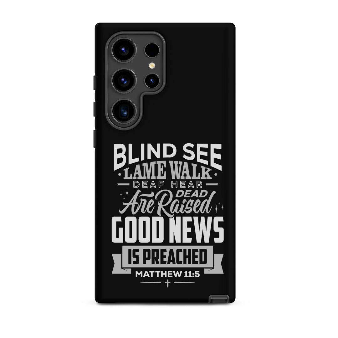 Christian Phone Case Go and Tell John Black for Samsung® Samsung® Phone Cases Matte Samsung Galaxy S24 Ultra 