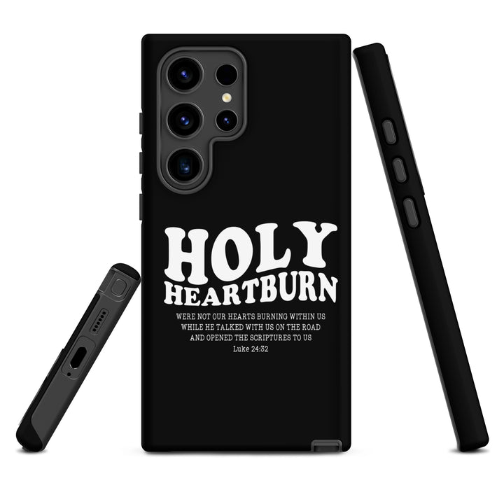 Christian Phone Case Holy Heartburn Black for Samsung® Samsung® Phone Cases   