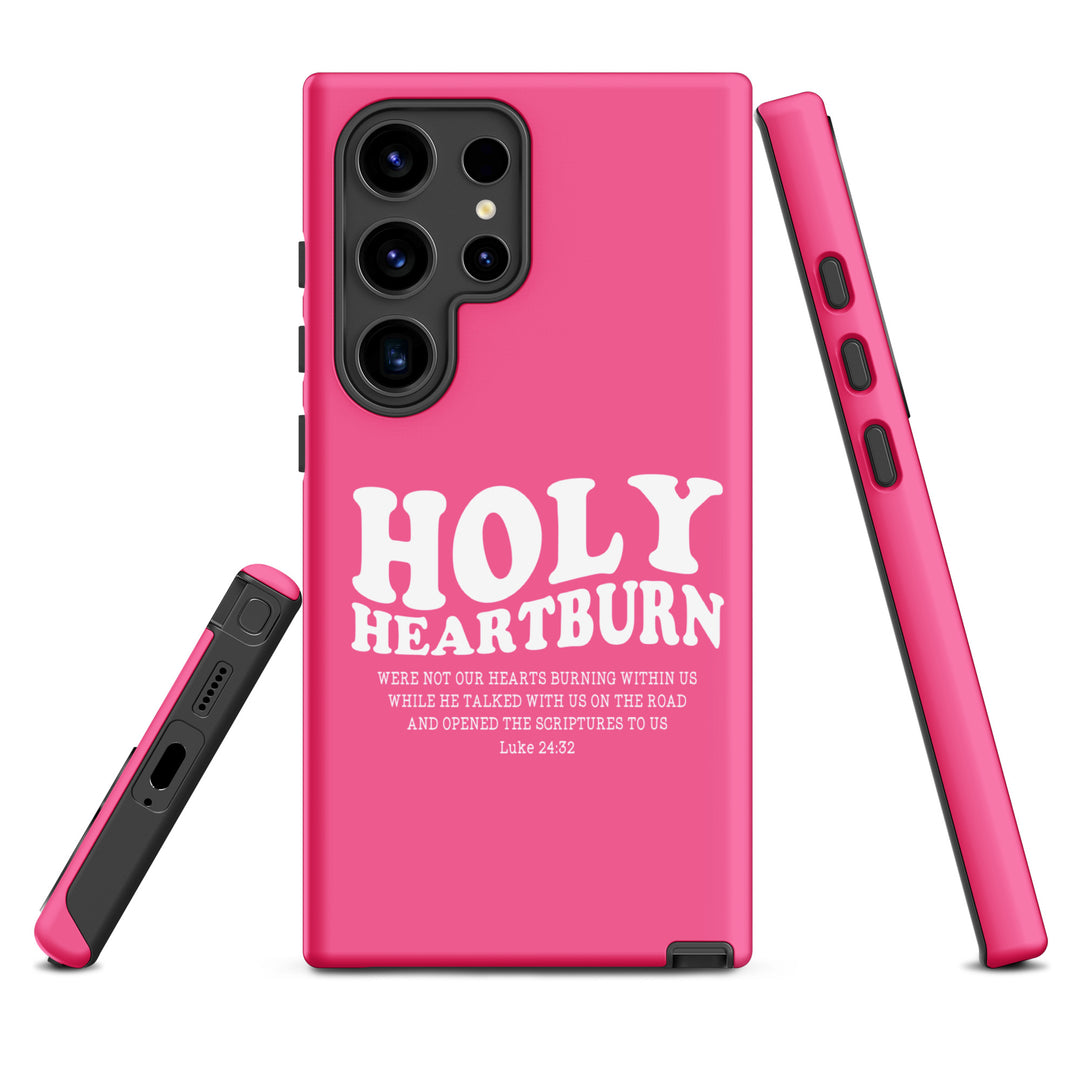 Christian Phone Case Holy Heartburn Pink for Samsung® Samsung® Phone Cases   