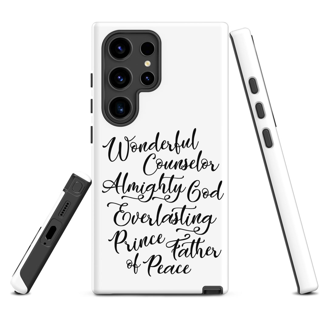 Christian Phone Case Wonderful Counselor White for Samsung® Samsung® Phone Cases   