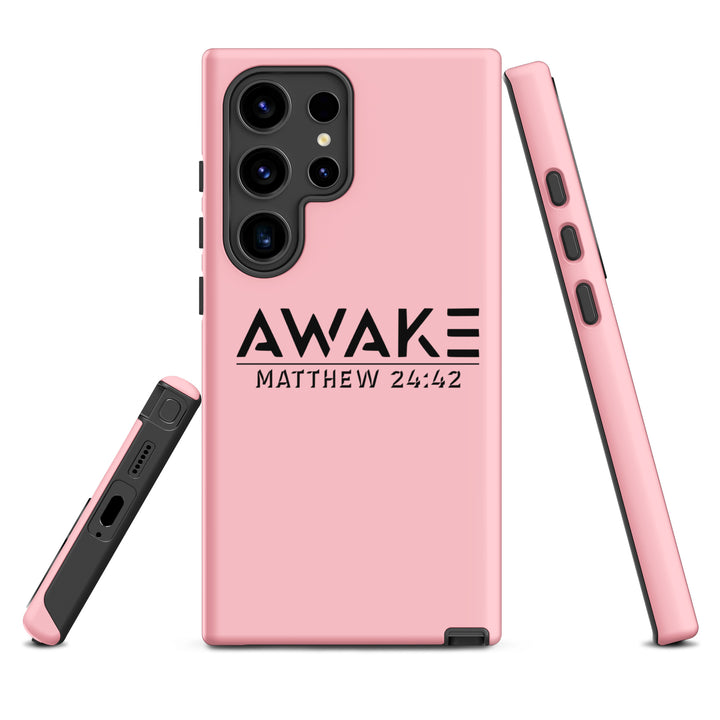 Christian Phone Case Awake  Pink for Samsung® Samsung® Phone Cases   