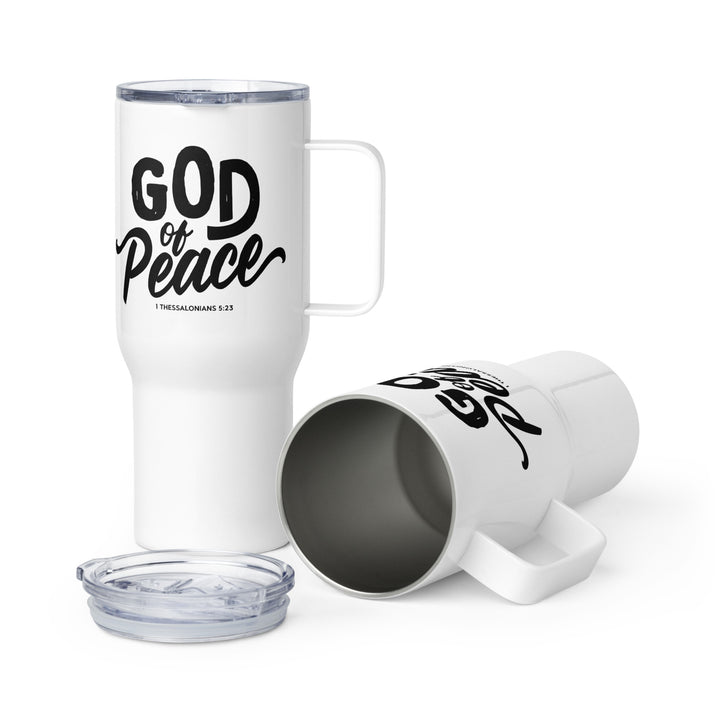 Christian Coffee Mug Travel Cup God of Peace 25 oz Travel Mug Default Title  