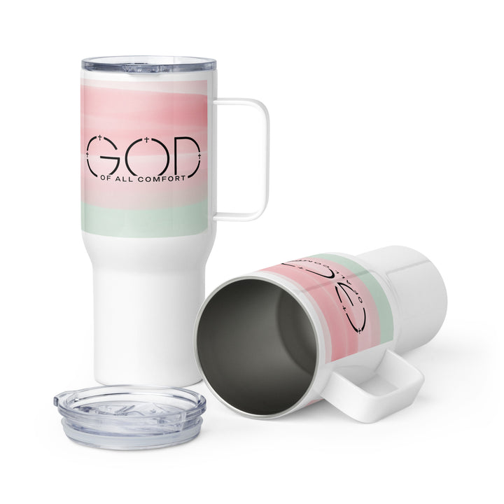 Christian Coffee Mug Travel Cup God of All Comfort 25 oz Travel Mug Default Title  