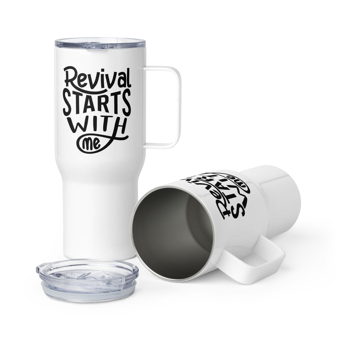 Revival Starts With Me 25 oz Travel Mug with Handle Travel Mug Default Title  