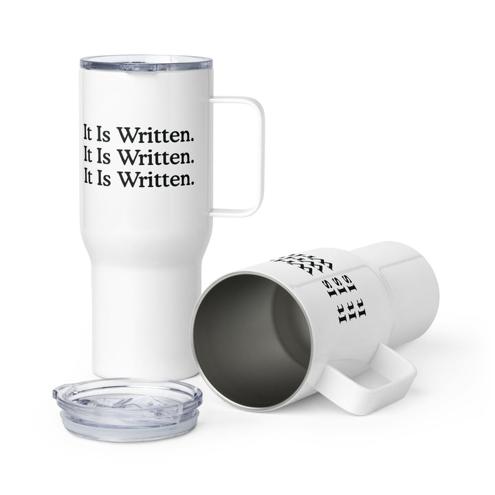 It Is Written 25 oz Travel Mug with Handle Travel Mug Default Title  