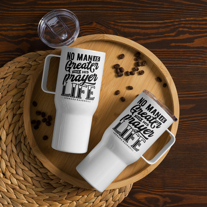 Prayer Life 25 oz Travel Mug with Handle Travel Mug   