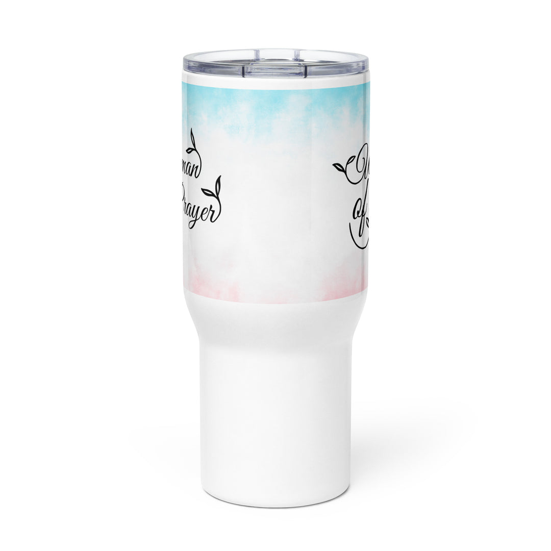 Woman of Prayer Cloud 25 oz Travel Mug with Handle Travel Mug   