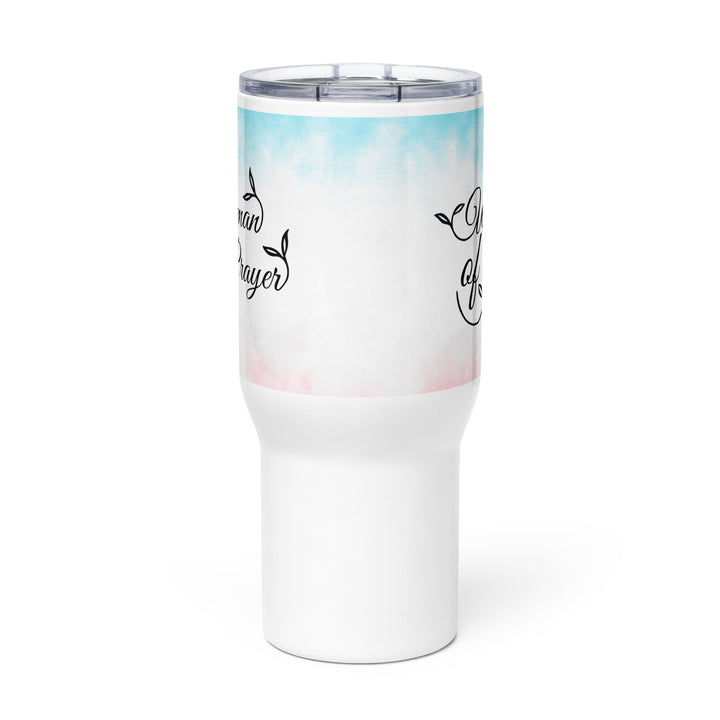 Woman of Prayer Cloud 25 oz Travel Mug with Handle Travel Mug   