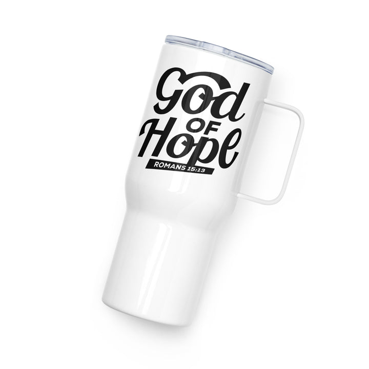 Christian Coffee Mug Travel Cup God of Hope 25 oz Travel Mug   