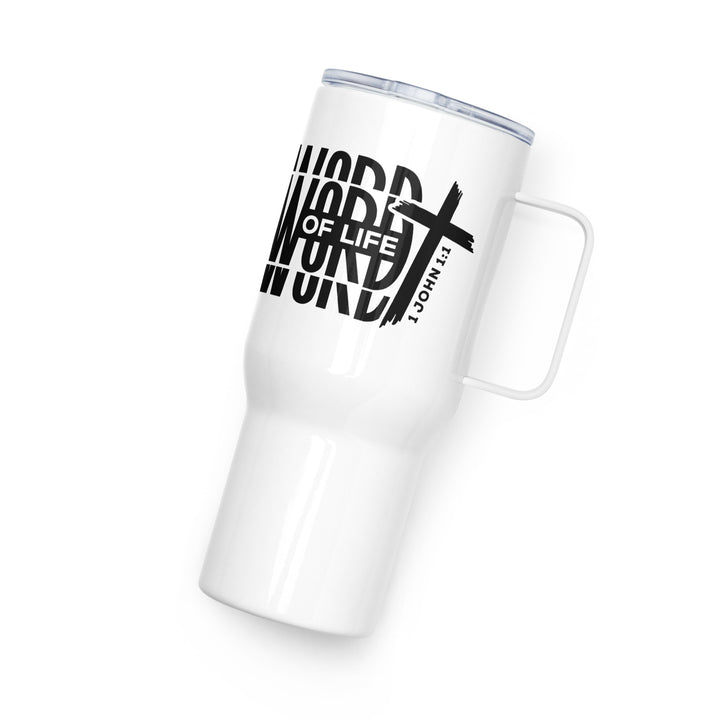 Word of Life 25 oz Travel Mug with Handle Travel Mug   