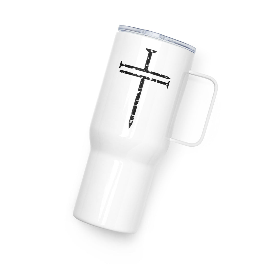 Christian Coffee Mug Travel Cup Cross Nails Travel Mug   