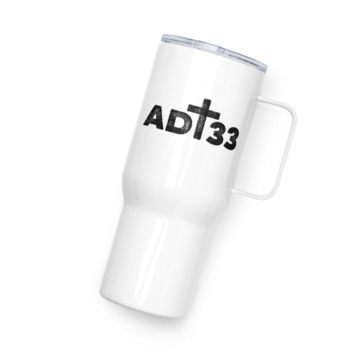 AD33 Cross  25 oz Travel Mug with Handle Travel Mug   