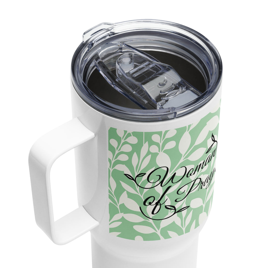 Woman of Prayer 25 oz Travel Mug with Handle Travel Mug   