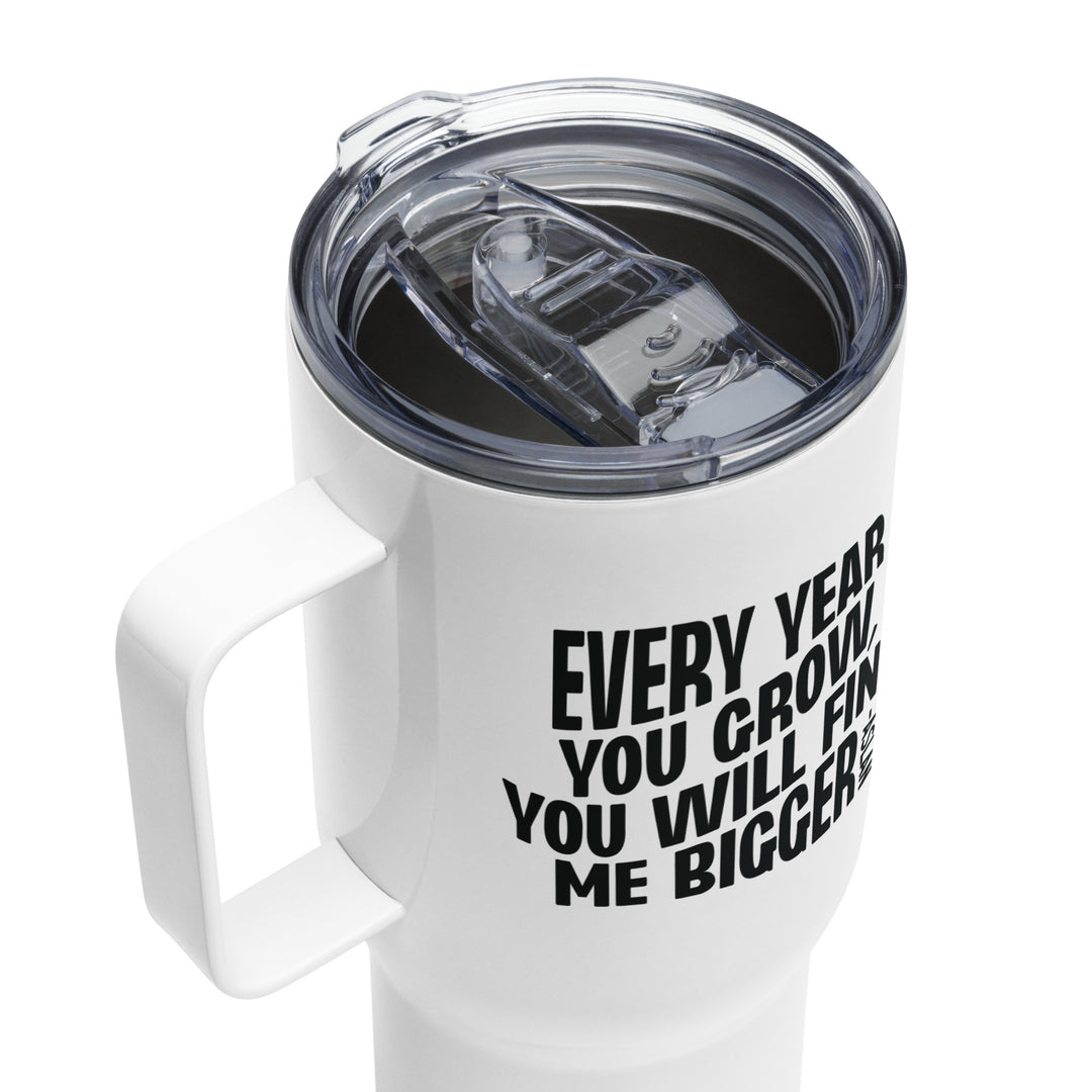 Christian Coffee Mug Travel Cup Each Year You Grow 25 oz T Travel Mug   