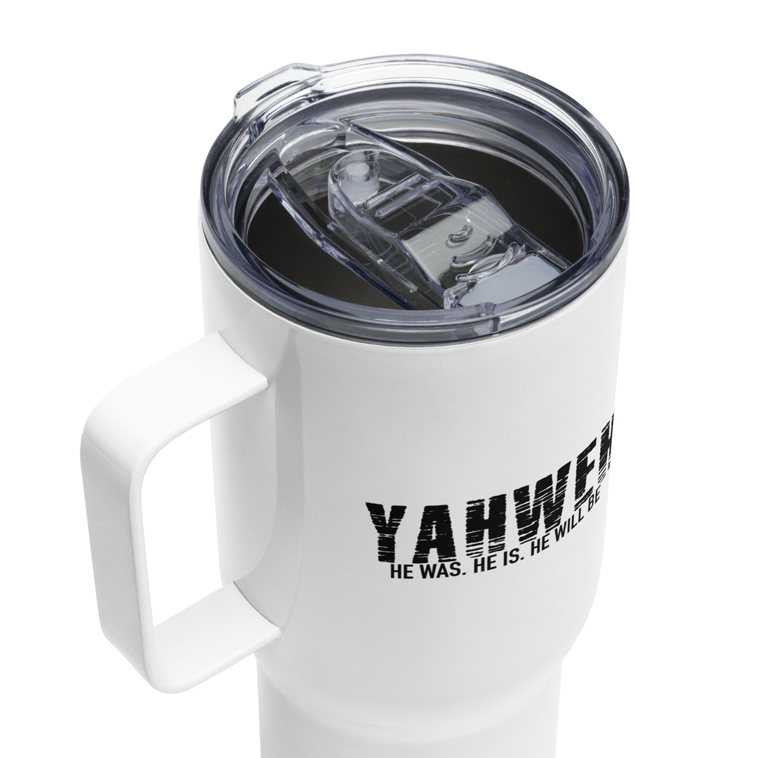 Yahweh 25 oz Travel Mug with Handle Travel Mug   