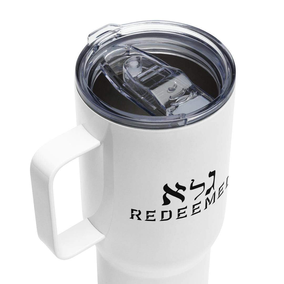 Redeemed 25 oz Travel Mug with Handle Travel Mug   