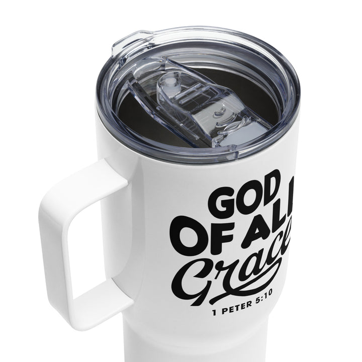 Christian Coffee Mug Travel Cup God of All Grace 25 oz Travel Mug   