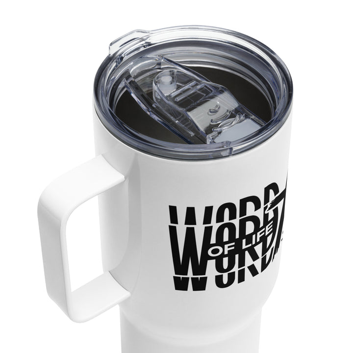 Word of Life 25 oz Travel Mug with Handle Travel Mug   