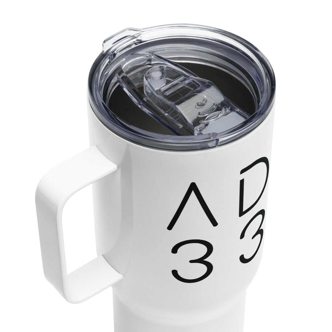 AD 33 25 oz Travel Mug with Handle Travel Mug   