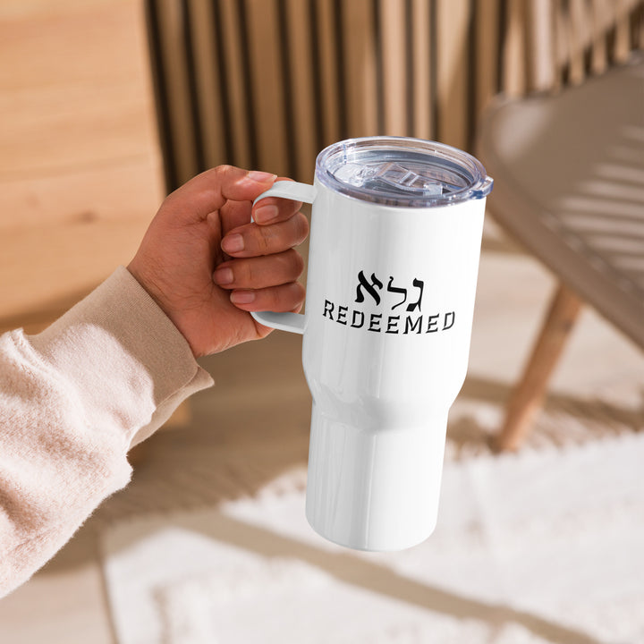 Redeemed 25 oz Travel Mug with Handle Travel Mug   