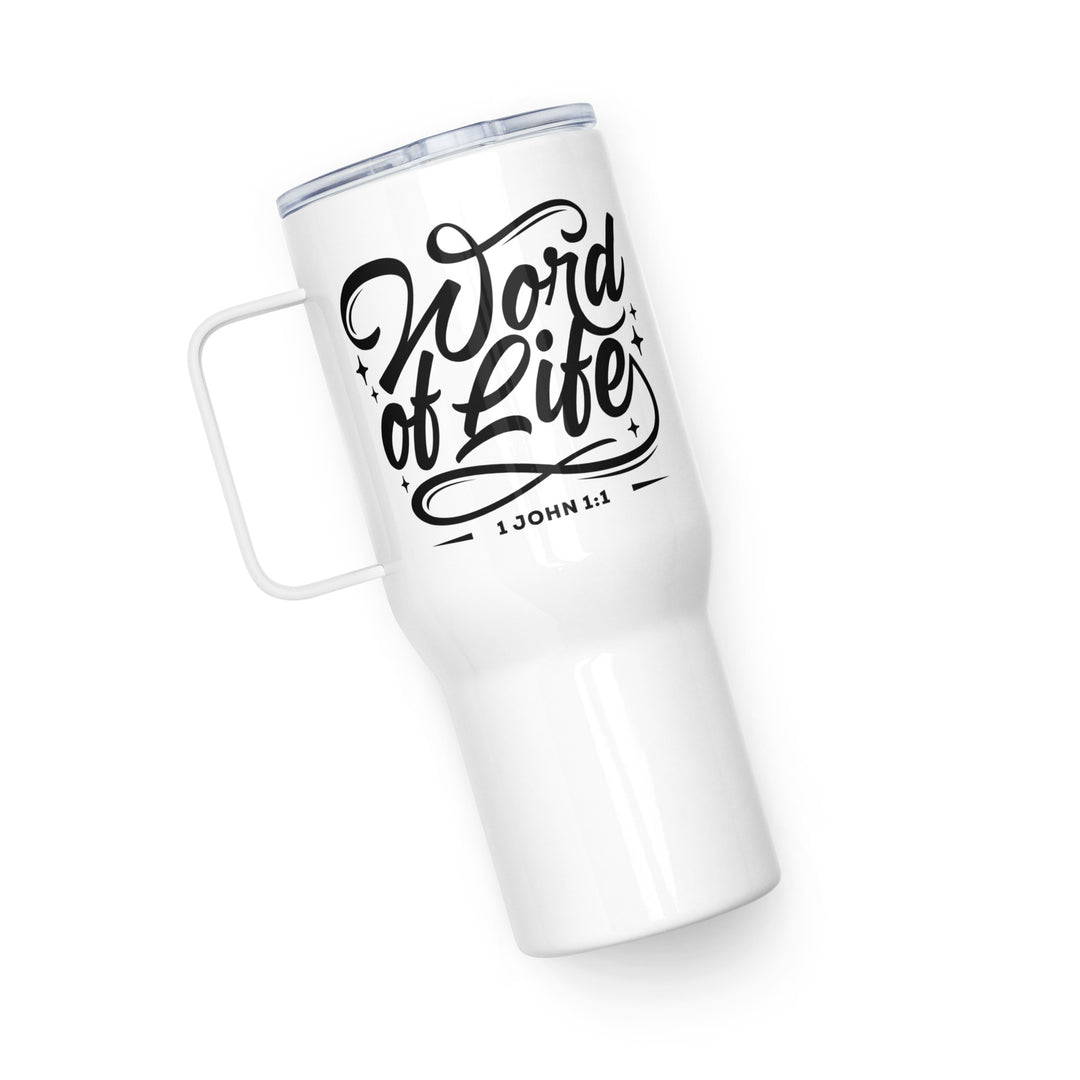 Word of Life 25 oz Travel Mug with Handle Travel Mug   