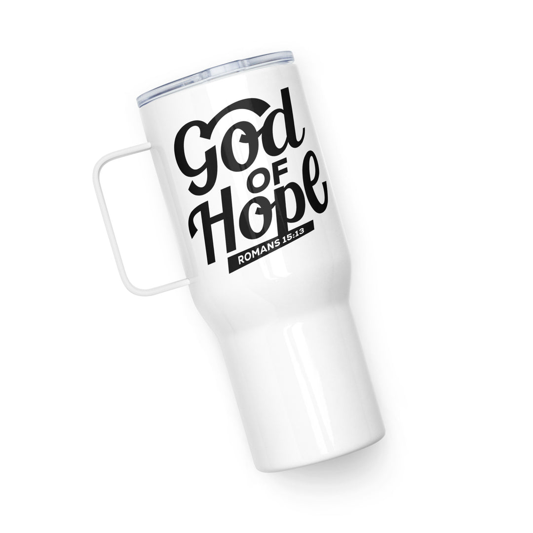 Christian Coffee Mug Travel Cup God of Hope 25 oz Travel Mug   