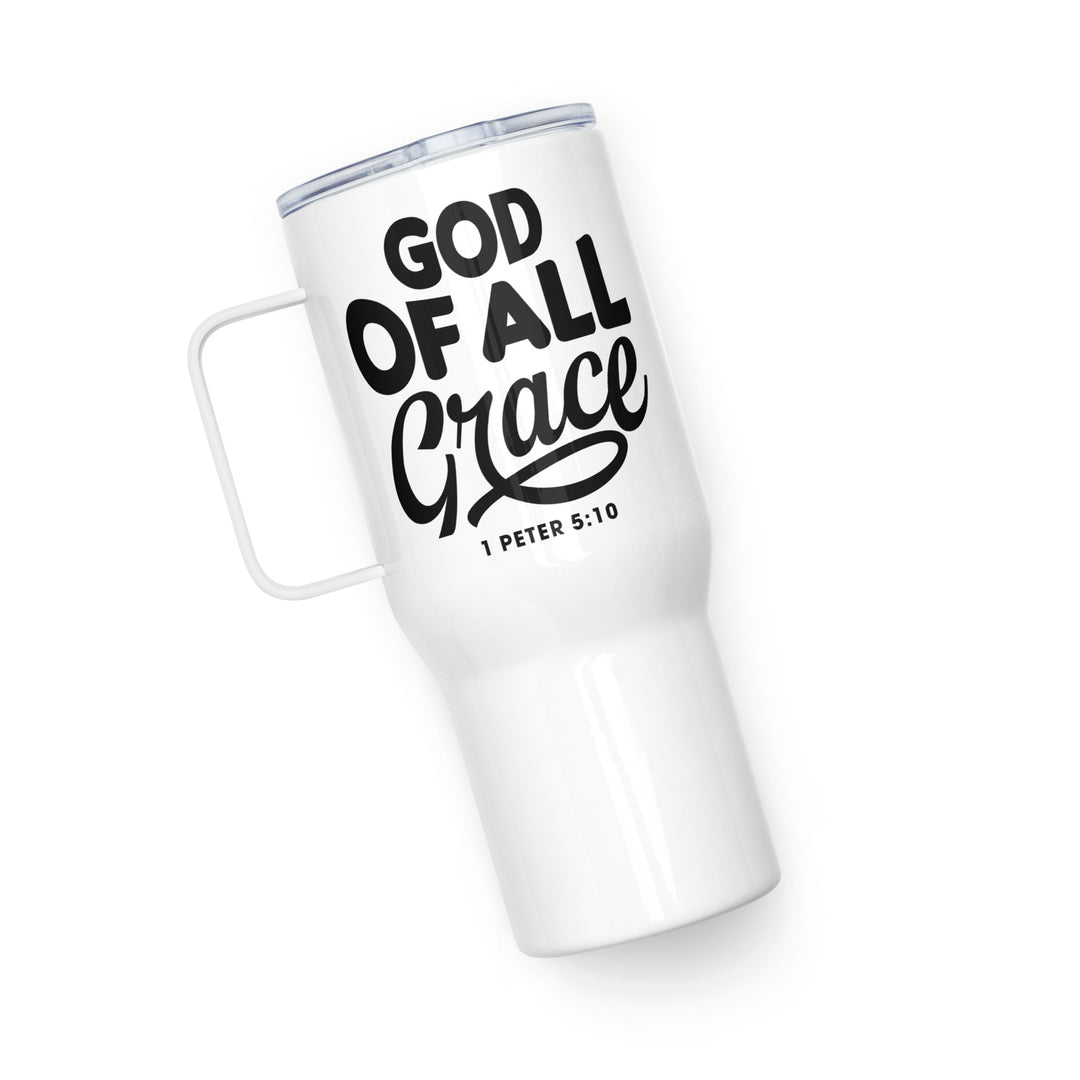 Christian Coffee Mug Travel Cup God of All Grace 25 oz Travel Mug   