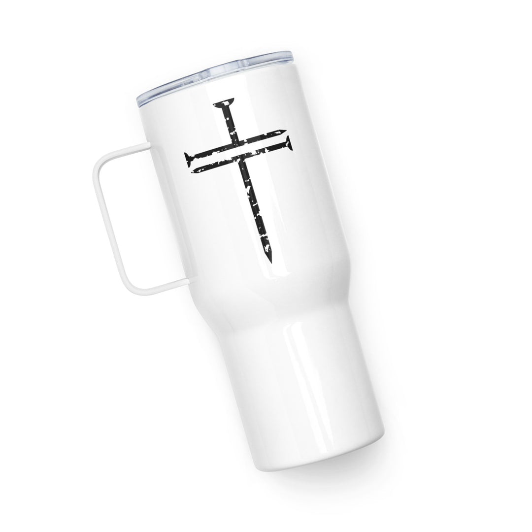 Christian Coffee Mug Travel Cup Cross Nails Travel Mug   