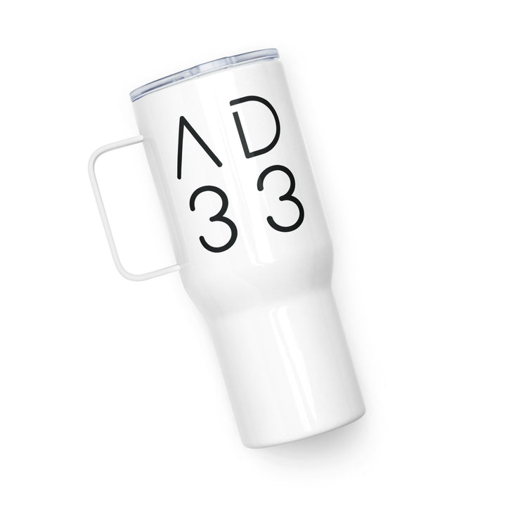 AD 33 25 oz Travel Mug with Handle Travel Mug   