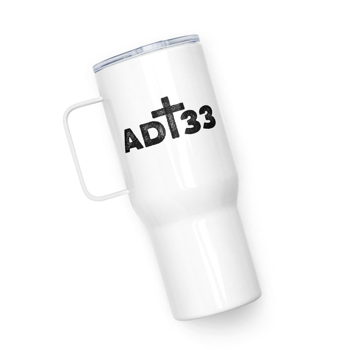 AD33 Cross  25 oz Travel Mug with Handle Travel Mug   