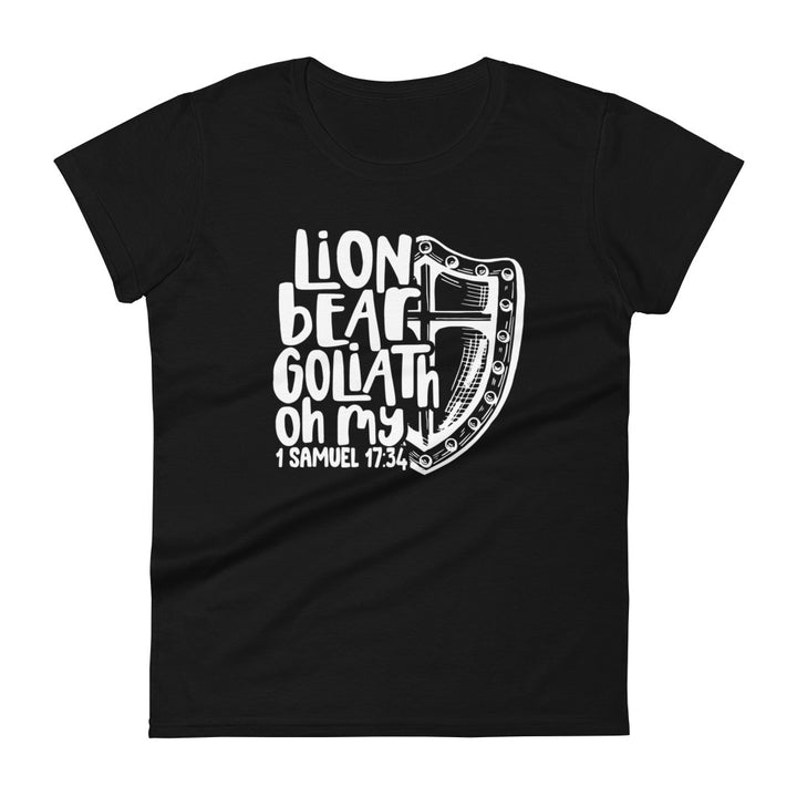 Lion Bear Goliath Oh My Women's Tee Women's Tee Black S 