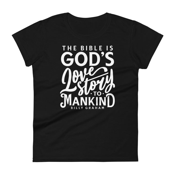 God's Love Story Women's Tee Women's Tee Black S 