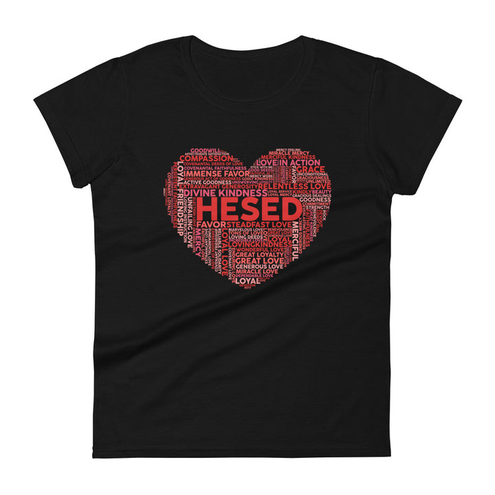 Hesed Heart Women's Tee Women's Tee Black S 