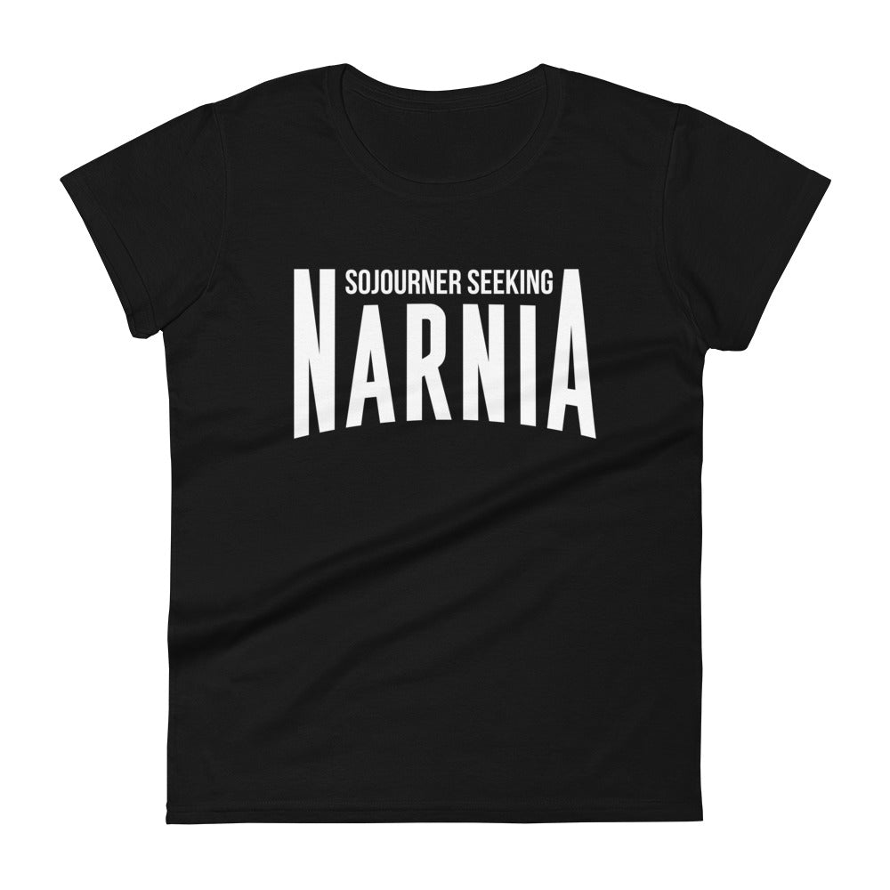 Sojourner Seeking Narnia Women's Tee Women's Tee Black S 