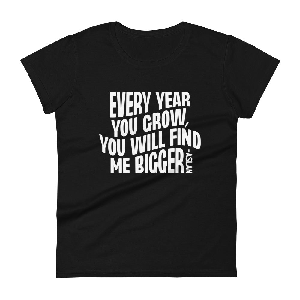 Every Year You Grow Women's Tee Women's Tee Black S 