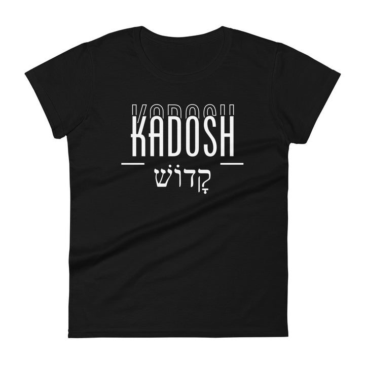 Kadosh Hebrew Script Women's Tee Women's Tee Black S 