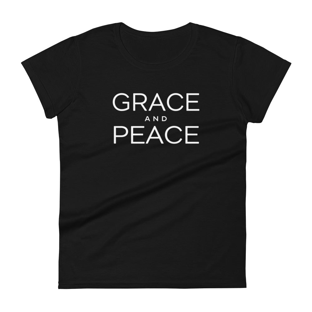 Grace and Peace Women's Tee Women's Tee Black S 