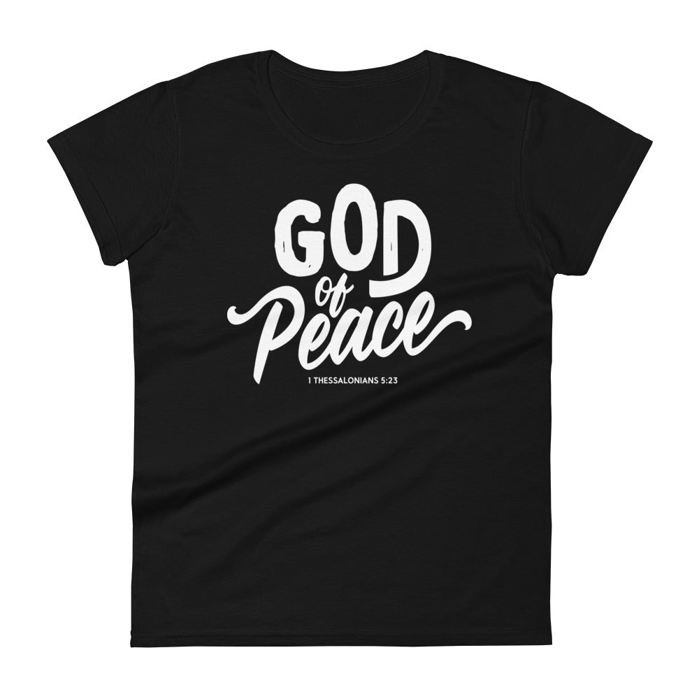 God of Peace Women's Tee Women's Tee Black S 