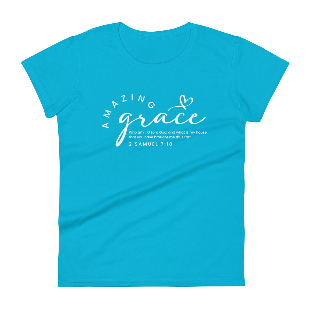 Amazing Grace Women's Tee Women's Tee Caribbean Blue S 