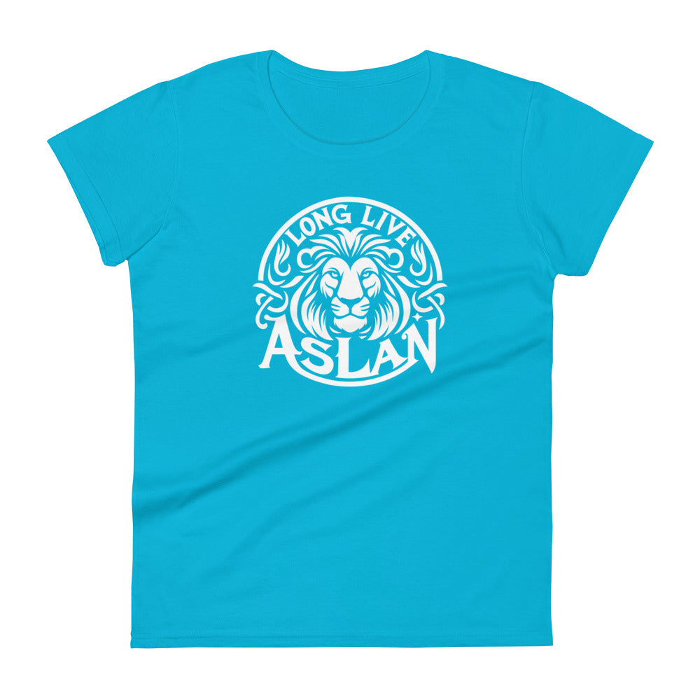 Long Live Aslan Women's Tee Women's Tee Caribbean Blue S 