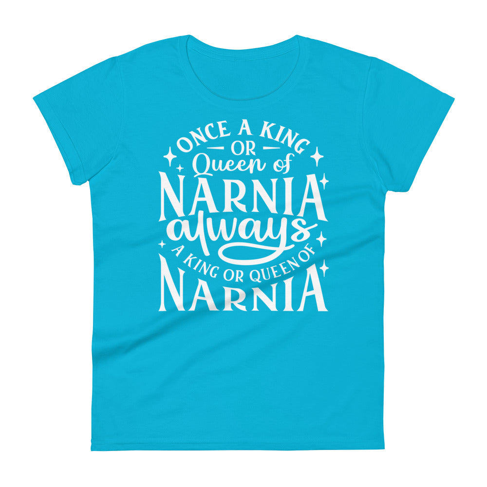 King or Queen Narnia Women's Tee Women's Tee Caribbean Blue S 