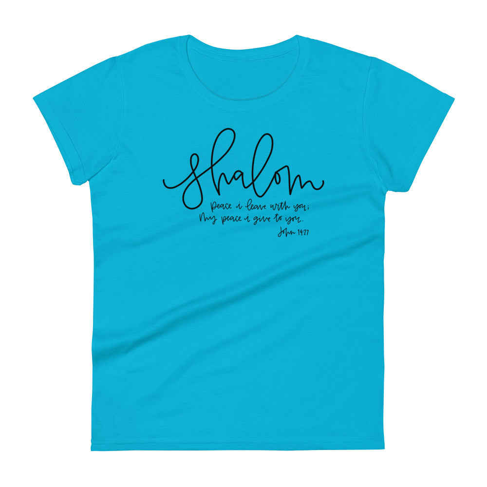 Shalom Women's Tee Women's Tee Caribbean Blue S 