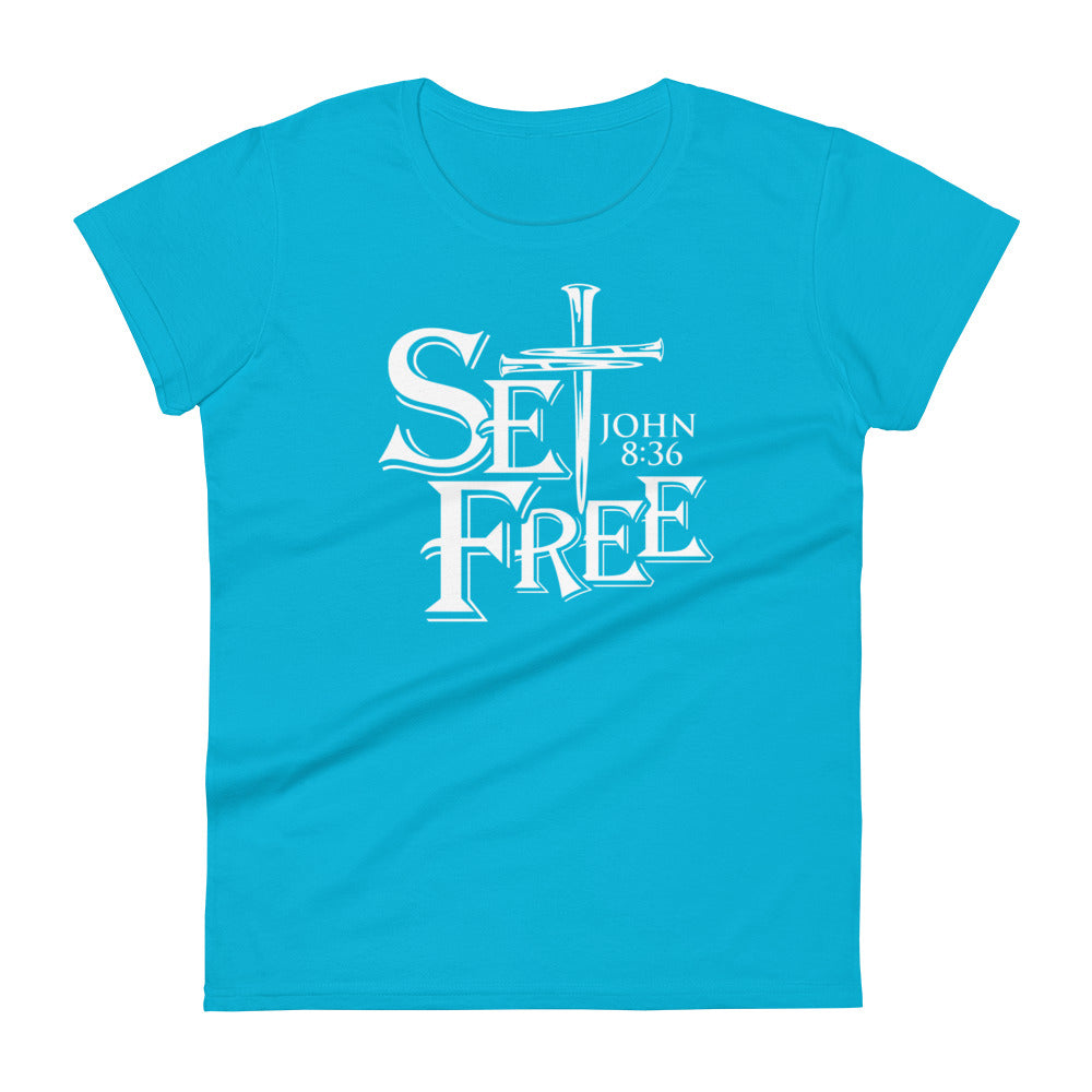 Set Free Women's Tee Women's Tee Caribbean Blue S 