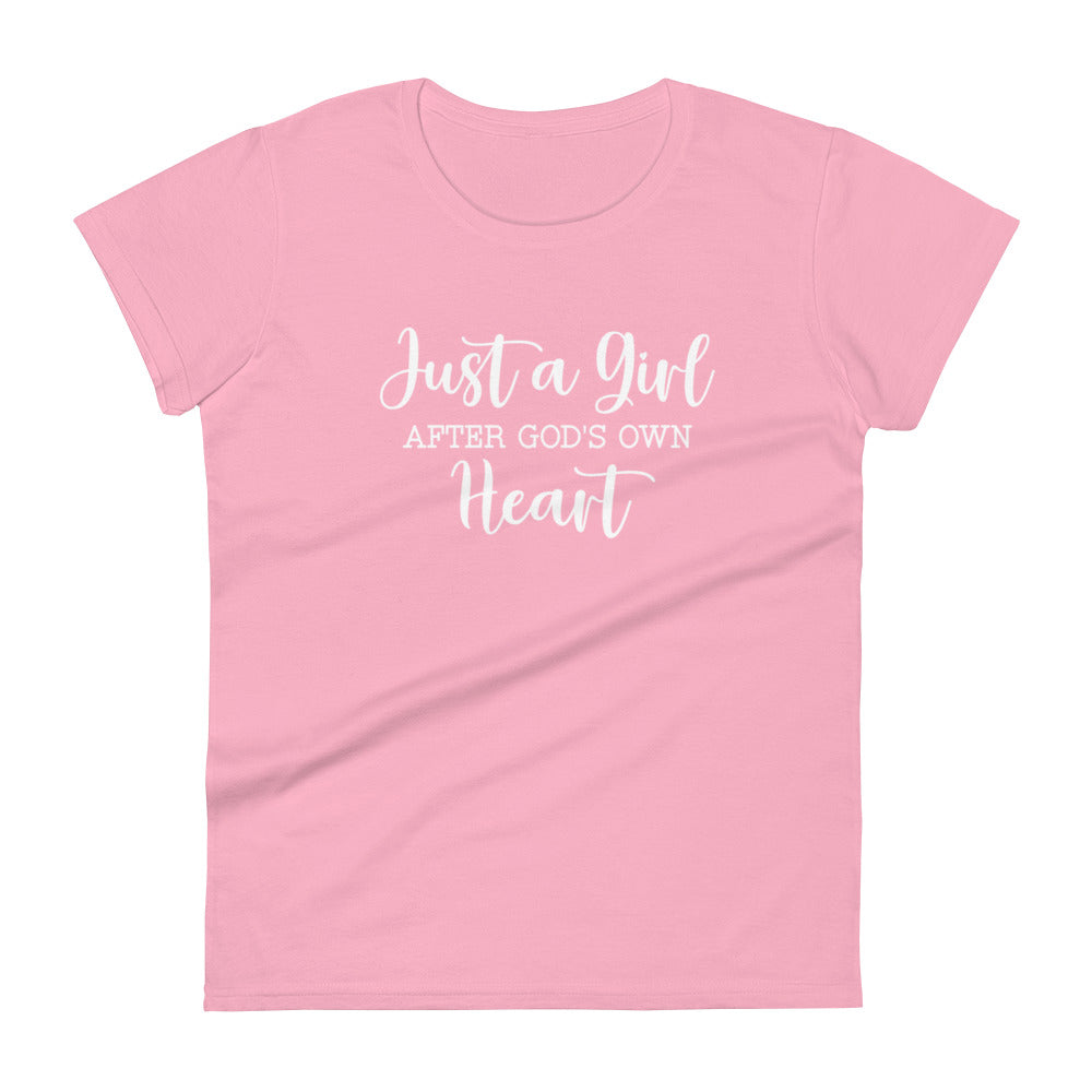 Girl After God Women's Tee Women's Tee Charity Pink S 