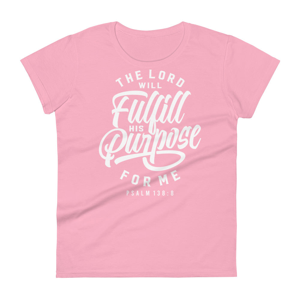 Fulfill His Purpose Women's Tee Women's Tee Charity Pink S 