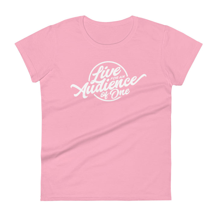 Audience of One Women's Tee Women's Tee Charity Pink S 