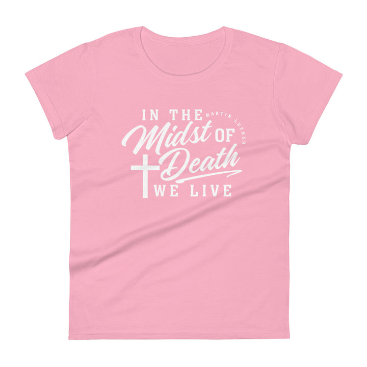 Midst of Death Women's Tee Women's Tee Charity Pink S 