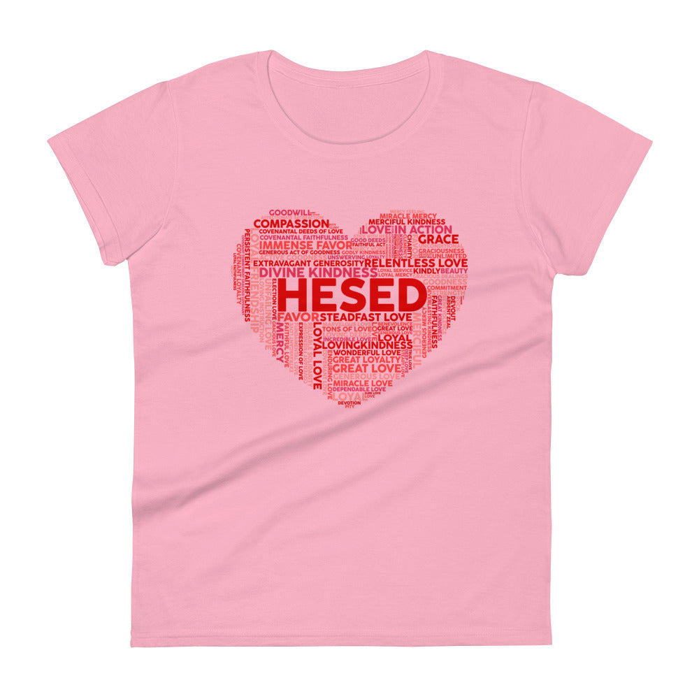 Hesed Heart Women's Tee Women's Tee Charity Pink S 